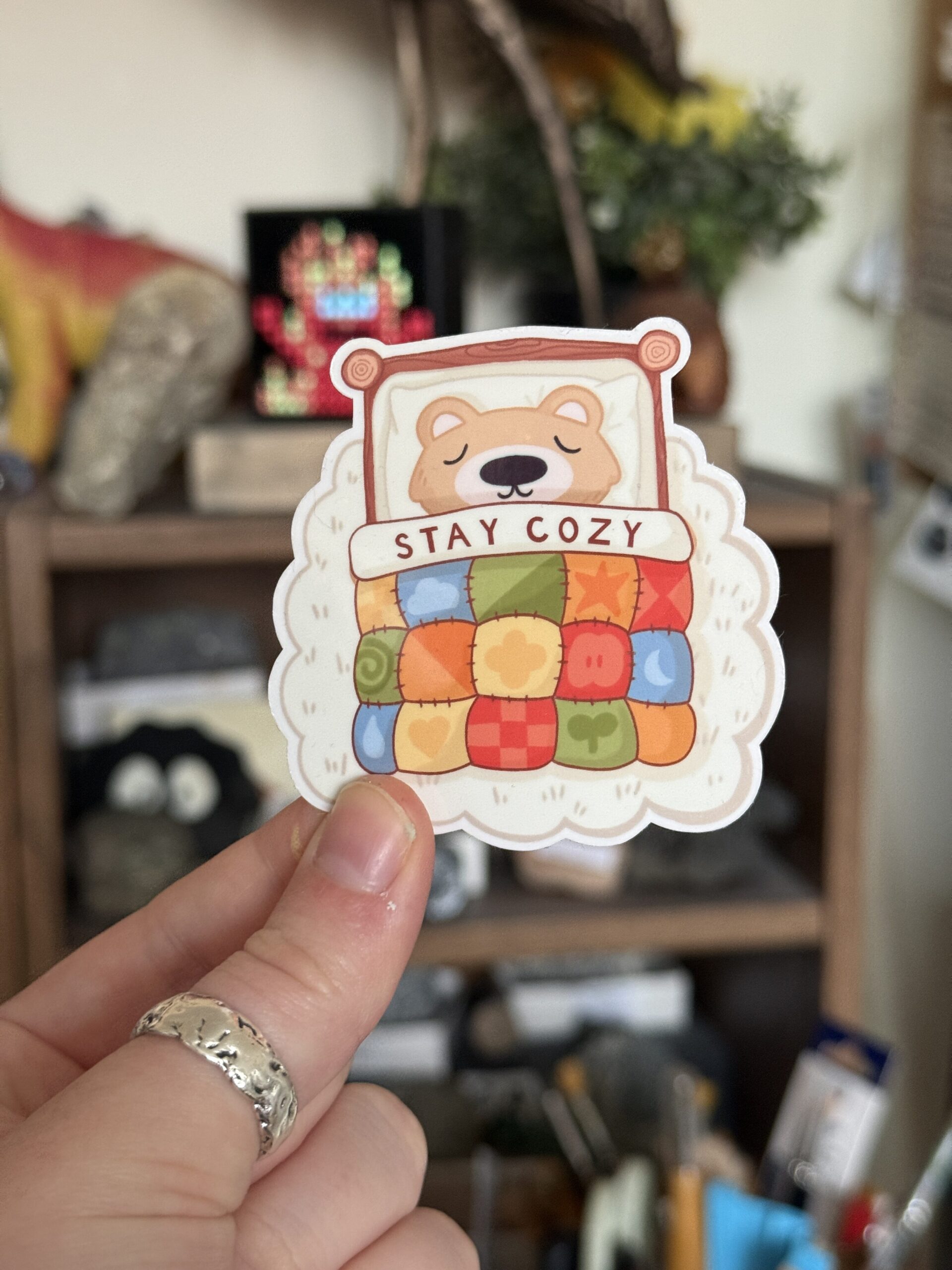 Stay Cozy Sticker
