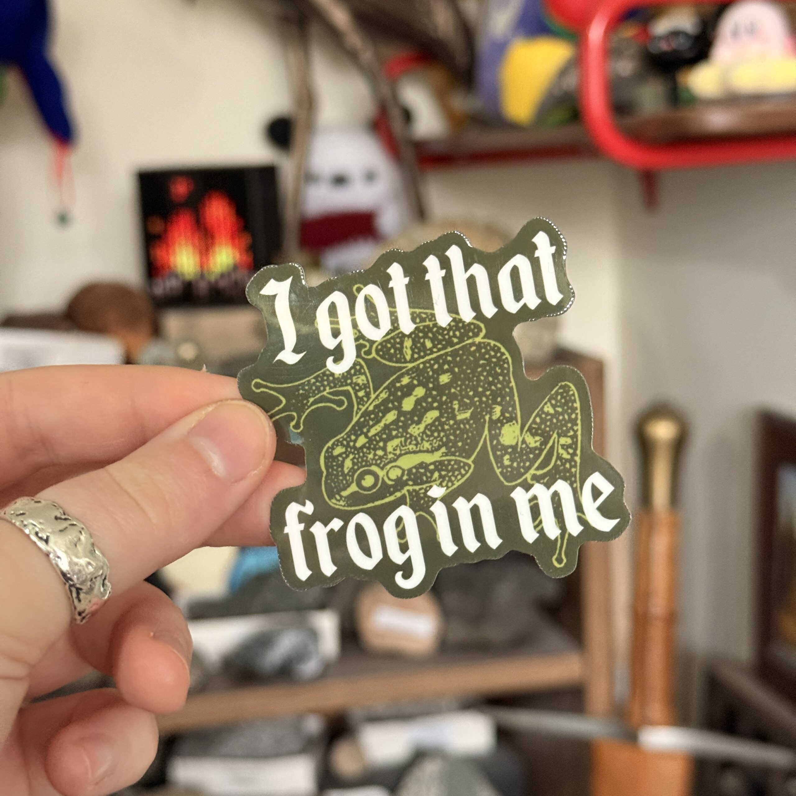 Frog in Me Sticker